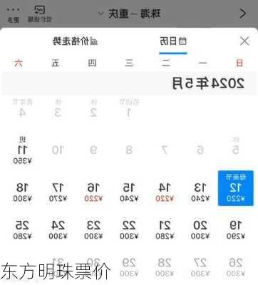 东方明珠票价