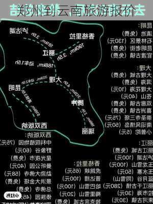 郑州到云南旅游报价